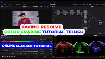 color grading Online Classes  Explained | Tutorial Telugu  | Basic To Advance Level Color grading