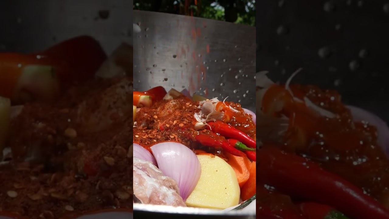 Clay Roasted Pork Ribs | Primitive Outdoor Cooking ASMR