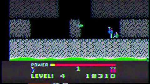 HERO - Atari 8 bits - Gameplay