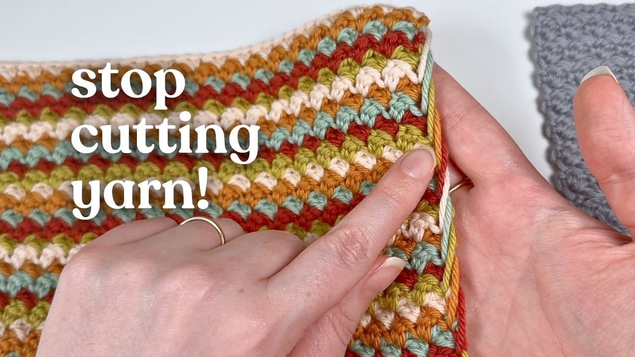 The Easiest Way to Change Colours + a Beautiful Crochet Stitch Tutorial