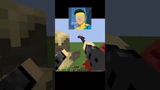 Invincible But Minecraft vanilla core #minecraft #shorts