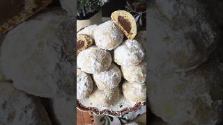 Szybkie ciasteczka na Święta ŚNIEŻYNKI z niespodzianką, przepis na moim kanale! #desert #food