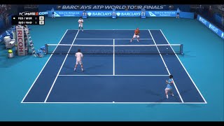 Top Spin 4 - Roger Federer/Andy Murray vs Rafael Nadal/Novak Djokovic - PS3 Emulator Gameplay