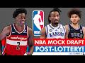 NBA Mock Draft 2026 Post Lottery Wizards Draft AJ Dybantsa At 1 Jazz Draft Darryn Peterson 
