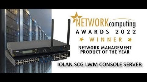 The Network Computing Awards — NETWORK MANAGEMENT PRODUCT OF THE YEAR | Perle Systems Winner