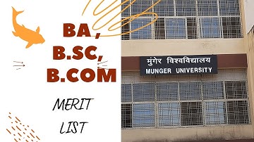 B.A | B.SC | B.COM | NEW NOTICE | MERIT LIST | NILESH KUMAR