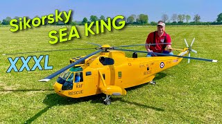 Stunning XXXL Sikorsky SH-3 Sea King Royal Air Force RC Turbine Helicopter Scale 1:6,2