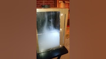 Dry Ice Tornado My Sons Science Project part 1