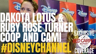 Dakota Lotus & Ruby Rose Turner interview at Disney Channel's Fall Preview #CoopandCami