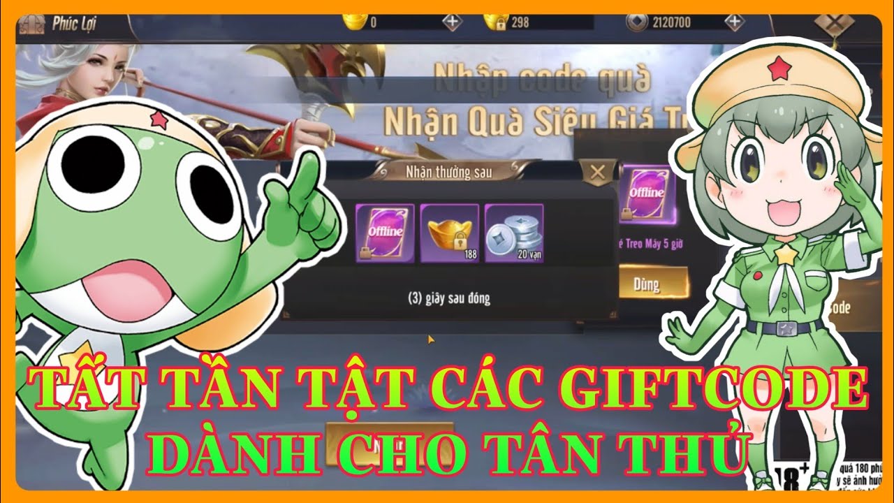 Tân Giang Hồ Truyền Kỳ - Tất Tần Tật Các Giftcode Dành Cho Tân Thủ Và Hướng  Dẫn Nhập Code - Youtube