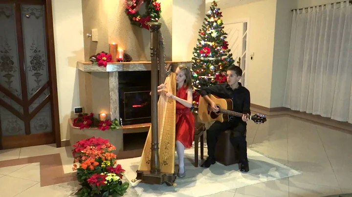 Silent Night, harp & guitar 2014