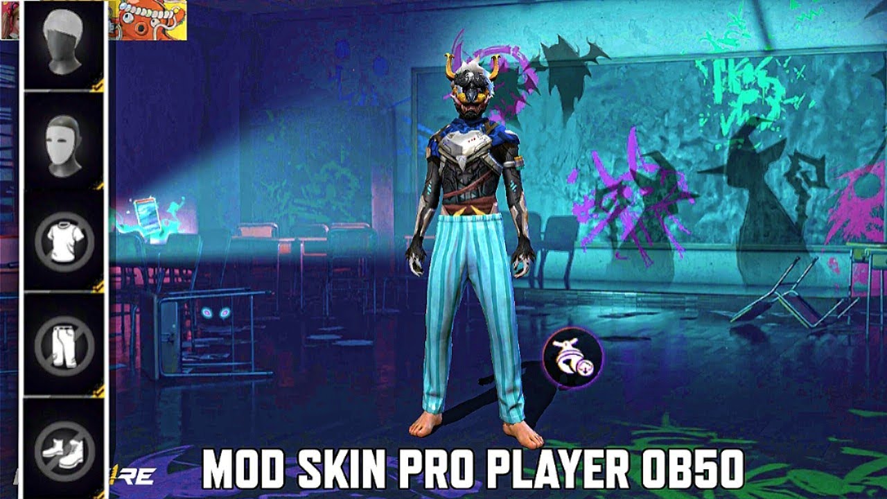 MOD SKIN PRO PLAYER V189 FREE FIRE OB50 YouTube
