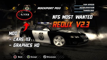Need For Speed Most Wanted Redux V2.3 Mod Download Gameplay | Fajar