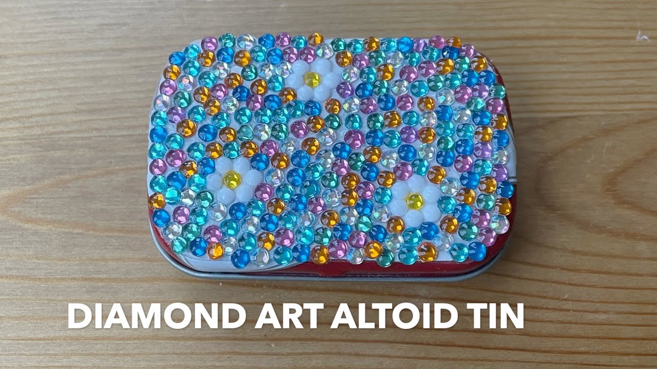 Diamond Art Leftover Rhinestone Drills Craft Altoid Tin YouTube Diamond Art Leftover Rhinestone Drills Craft Altoid Tin YouTube