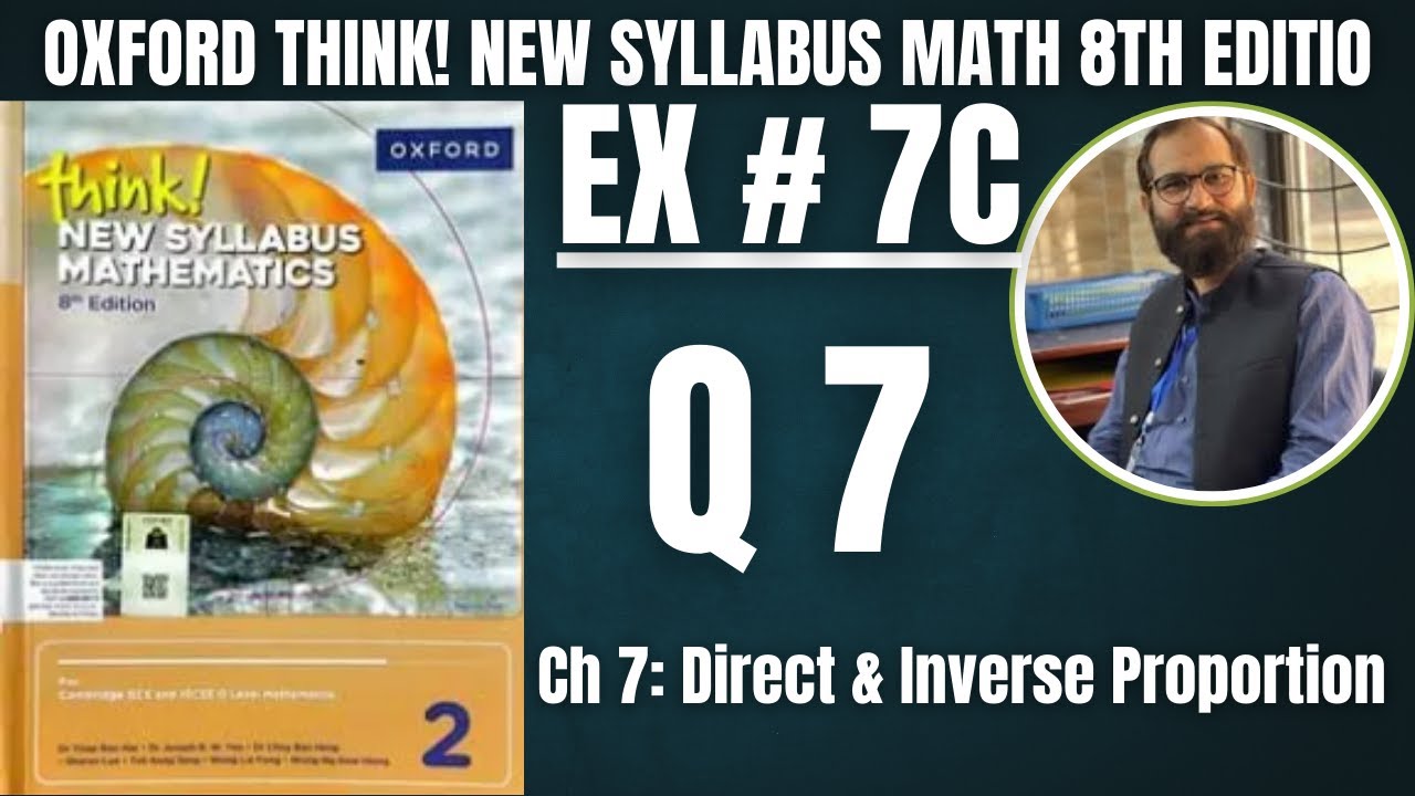 Exercise 7C Question 7 Oxford Think New Syllabus 8th Edition Math D2 ...
