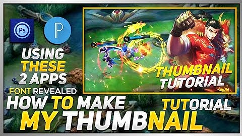 HOW TO MAKE MY THUMBNAIL TUTORIAL 🎬| USING PS TOUCH AND PIXELLAB |