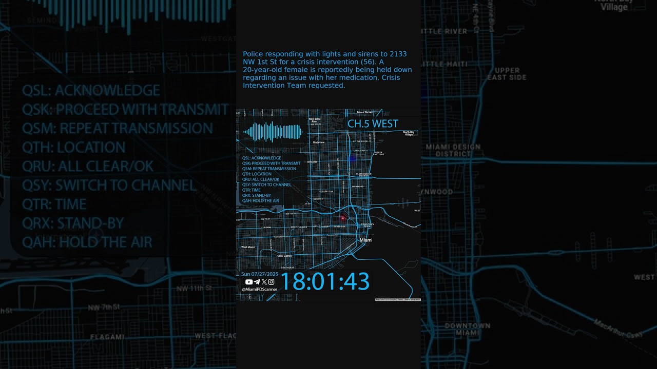 CRISIS INTERVENTION – NW 1st St | Miami PD 