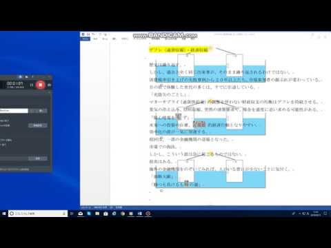 聴く経済論　デフレ　通貨収縮　経済収縮　読み上げ