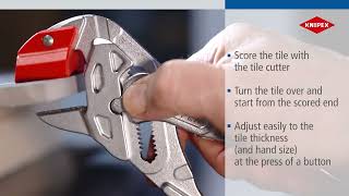 Watch the product video for Knipex Tile Breaking Cutter Pliers
