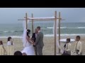 Non professional video of our simple beach wedding...