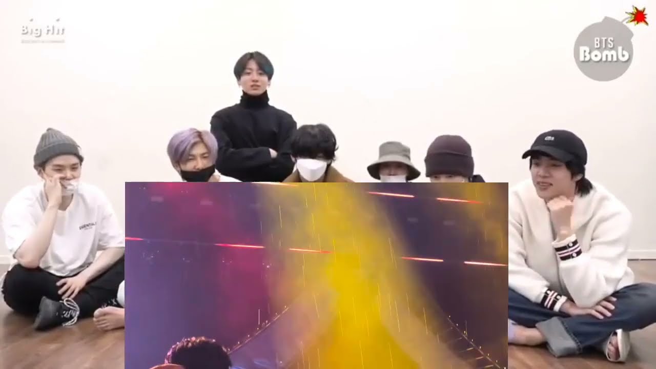 BTS reaction to BLACKPINK_-Full_rain_concert_Playing_with_Fire_TG_SD_live@_Metlife_4KFancam