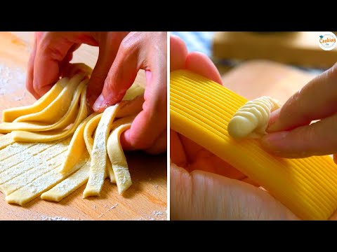 The Best Way Make Pasta from Scratch | How To Make 6 Types of Pasta with Homemade Dough
