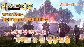 [라스트에폭] 뉴비가 알아두면 좋은 가이드 & 팁 영상 모음