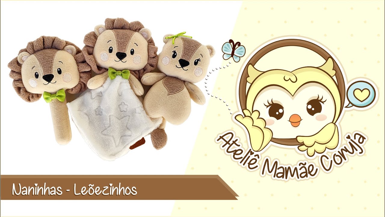 Naninhas Leõezinhos PAP [ITH] - Projeto na Bordadeira