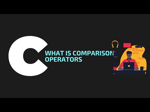what is comparison operator in c | comparison operator in c | programming with c