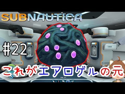 #22【Subnautica】エアロゲルの元！場所発見！ケルサック！(深海)
