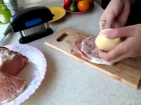 Тендерайзер для отбивания мяса Meat Tenderizer - YouTube