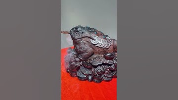 Cụ cóc thiềm thừ chiêu hút tài lộc xông trầm #tuonggodocdao #shorts