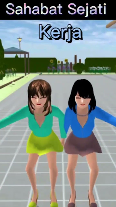 Sahabat Sejati || Sakura School Simulator || Lagu bahagia Aku bila bersamamu