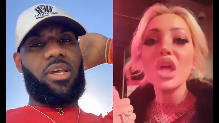 Lebron James Responds To Courtside Karen After She...