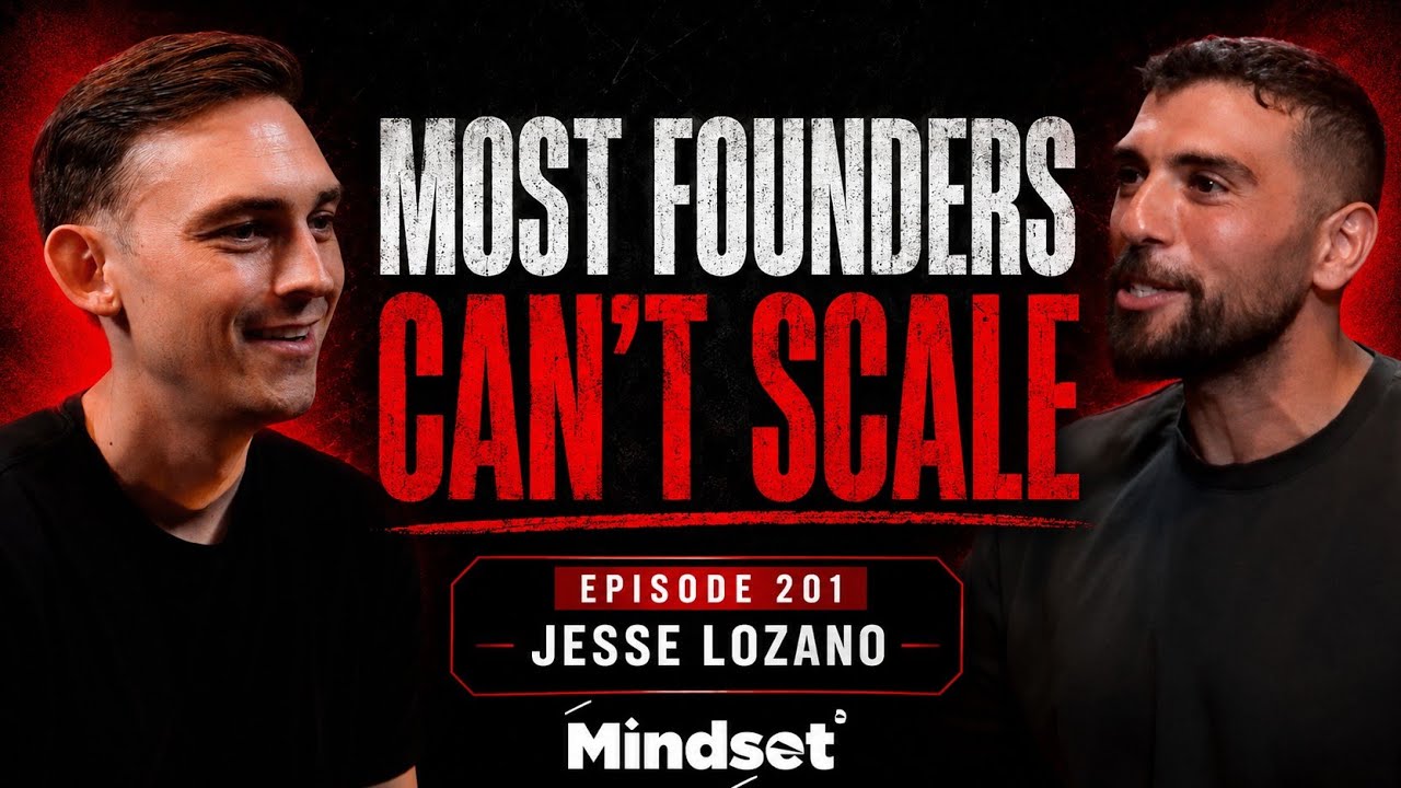 صورة مصغرة من يوتيوب - بودكاست Youssef Sabry Mindset: AI Won't Build the Company for You | Jesse Lozano, Intellectible