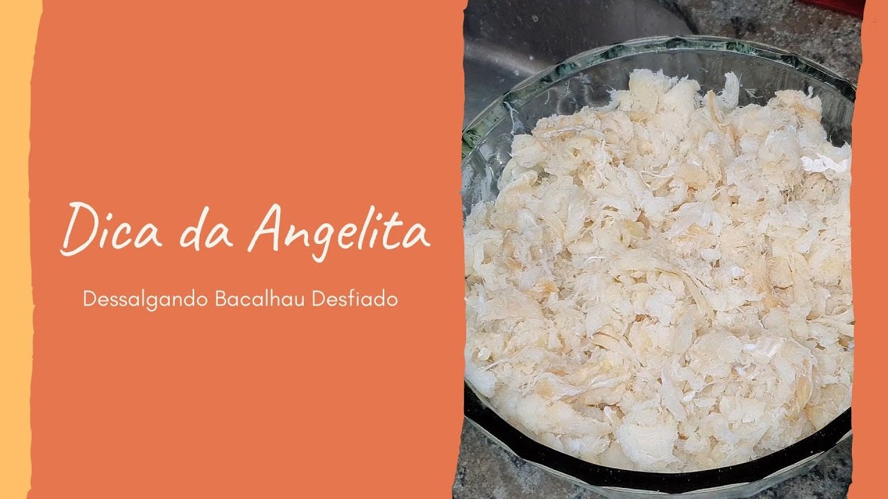 COMO DESSALGAR BACALHAU DESFIADO - YouTube
