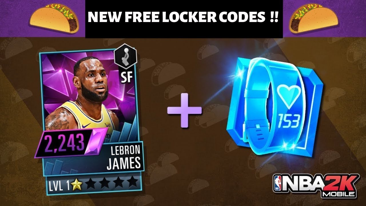 NBA 2K MOBILE | NEW FREE LOCKER CODES AVAILABLE NOW ...