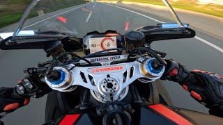 Ducati Panigale V4 Acceleration Top Speed Brutal Sound by SuperBike Racer 25,343 views 3 months ago 3 minutes, 22 seconds