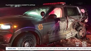 Flathead Sheriff's Office patrol car struck by suspected DUI driver