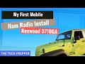 My First Mobile Ham Radio Install - Kenwoord D710GA