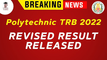 Polytechnic TRB Revised Results Released (Civil)