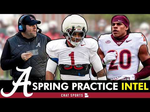 MORE Alabama Football INTEL After Spring Practice Scrimmage Ft. Caleb Woodson & Steve Mboumoua