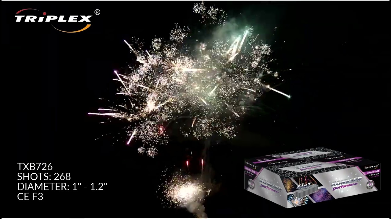 FAJERWERKI TXB726 PERFORMANCE F3 TRIPLEX FIREWORKS