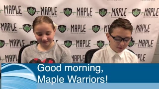Maple Elementary Live Stream
