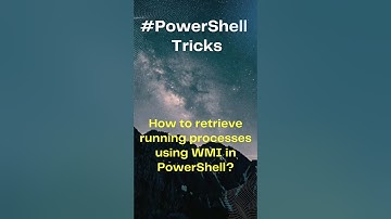 Unlock the Power: How to Grab Running Processes via WMI in PowerShell?  #learnpowershell  #scripting