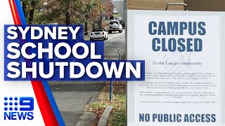 Coronavirus: Elite Sydney school shut after positive COVID-19 test | Nine News Australia