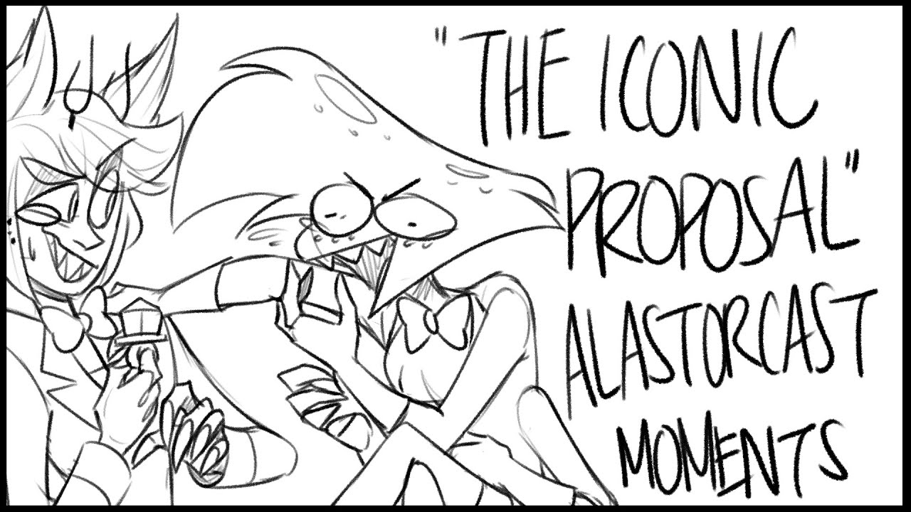 The Iconic Proposal || Alastorcast/Hunicast moments || HAZBIN ANIMATIC