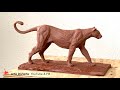 CÓMO ESCULPIR UN LEOPARDO O PANTERA - Felino en plastilina