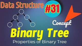 Data Structure Tutorial #31:  Binary Tree | Properties of Binary tree