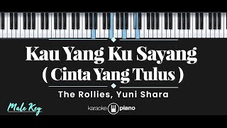 Kau Yang Ku Sayang (Cinta Yang Tulus) - The Rollies, Yuni Shara  (KARAOKE PIANO - MALE KEY)